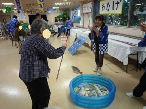 納涼祭　さかな釣り　吉澤様　